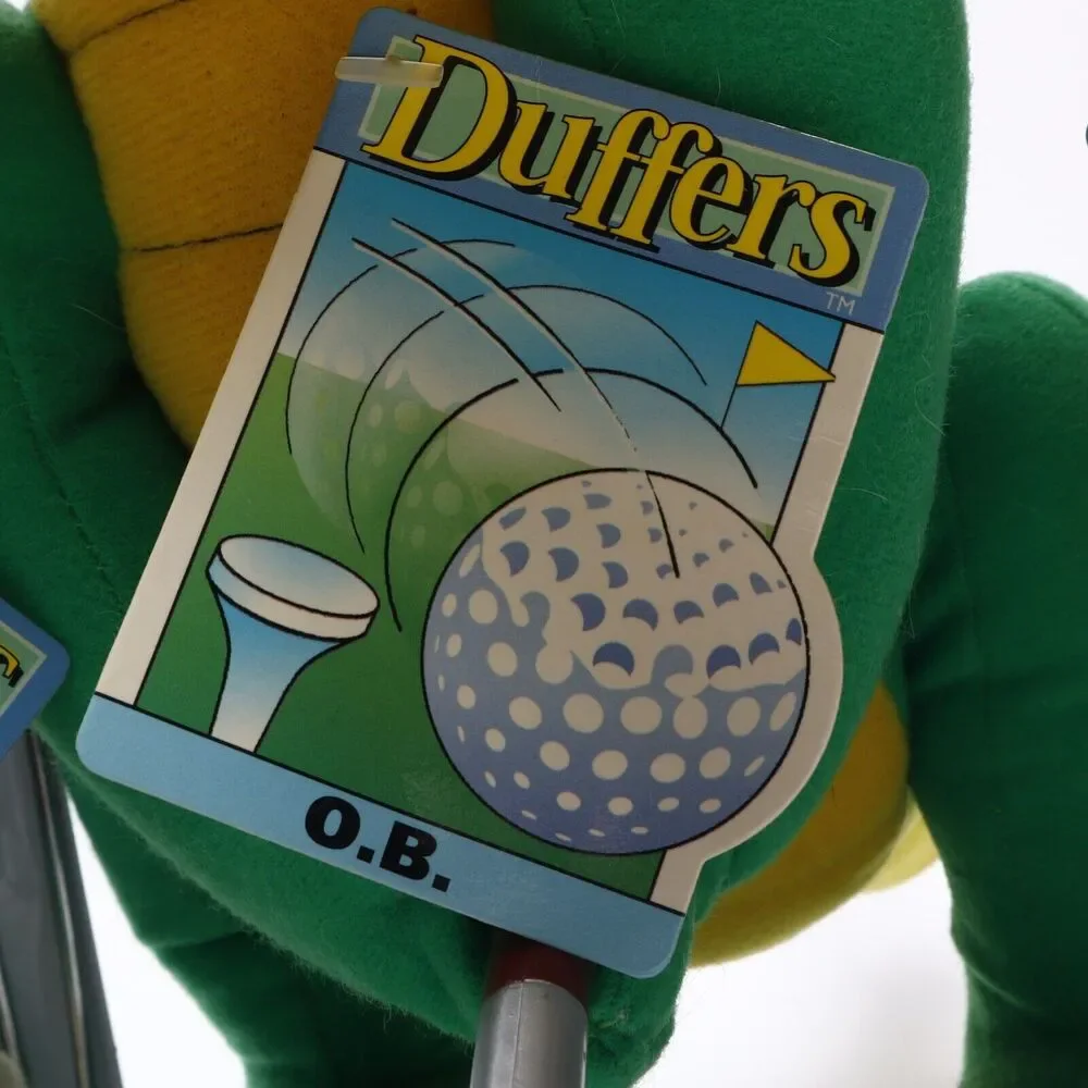Duffers Collectible Golf Plush Stuffed Animals by 24K Co Mighty Star Lot of 4